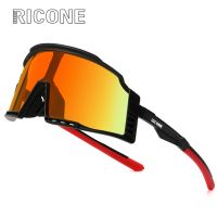 HOT★RICONE ใหม่เอี่ยมสไตล์ UV400แว่นตาปั่นจักรยานกลางแจ้งแว่นตากันแดดผู้ชายผู้หญิงแว่นกีฬาจักรยานแว่นตาจักรยานแว่นตา