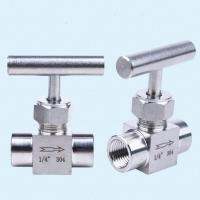 1/8" 1/4" 1/2" 3/8" BSP Female Thread 304 Stainless Steel High Pressure Shut Off Needle Valve 2 Way Pipe Fitting Plumbing Valves