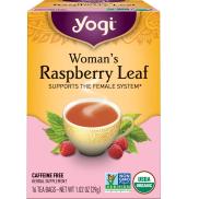 Trà lá mâm xôi hữu cơ Organic Raspberry Leaf Tea - Yogi - 29g