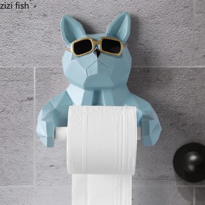 ◑ Resin Animal Wall Hanging Paper Towel Holder Paper Roll Holder Decorative Storage Tissue Box Toilet Paper Holder Paper Holders