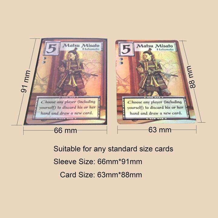 การ์ดพลาสติกสีรุ้งแขนไพ่หลากสีปลอกป้องกันซองใส่บัตร-mtg-โปร่งใส66x91mm-เกมกระดาน-sampul-kartu