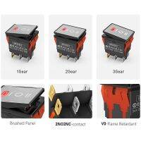 ‘；【。 LANBOO 2822 Hot Selling Metal Boat Type Rocker Power Supply With Light 3 Gear 6 Feet 3V 8V 110V Boat Switch