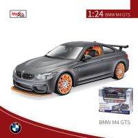 Maisto 1:24 BMW M4 GTS รุ่นประกอบรถโลหะผสมโมเดลรถของเล่นโลหะหล่อขึ้นรูปของขวัญของเล่นเด็กคอลเลกชันการจำลองสูง