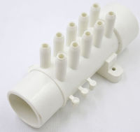 1.5" PVC Manifold water distributor with 10 holes PVC air Manifold 10mm air distributor for bathtub hot tub spa