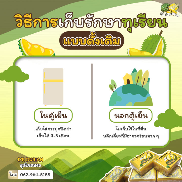 ทุเรียนกวน-สดอร่อย-สูตรภาคใต้-อันละ200กรัม-ให้-3อัน