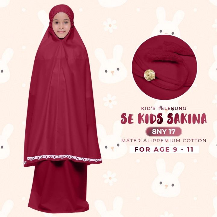 [PRE ORDER] Telekung Budak Kids Sakina Collection | Lazada