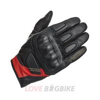 ถุงมือ CHI RST445 Stealth Leather Black/Red