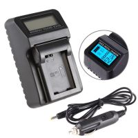 Digital Wall CAR LCD Battery Charger For Sony NP-FW50