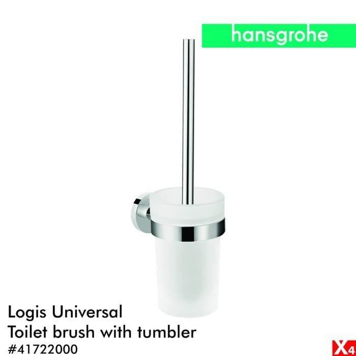 Hansgrohe Logis Universal Toilet Brush Holder Wall Mounted Lazada