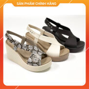 Giày Sandal Đế Xuồng Nữ, Dép Cross Nữ Đế Cao 7cm Chính Hãng Có Quai Hậu