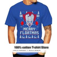 Merry Floatmas เสื้อยืดล้อเลียนสำหรับ100%,เสื้อยืดแฟชั่นคอกลมแขนลำลองขาสั้นคอกลมพิมพ์ลายเสื้อยืดตลกสำหรับฤดูร้อน