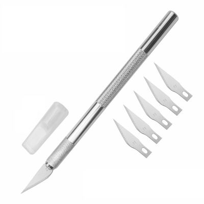 【YF】 Carving Kit Metal Scalpel No 11 Set Non-Slip Blades For Cell Phone Repair PCB Blade Hand Tools Remover With Handle