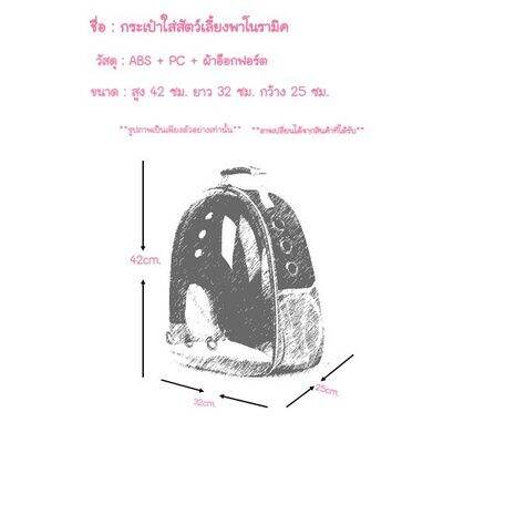 พร้อมส่งในไทย-กระเป๋าแมว-แมวหมา-กระเป๋าสัตว์เลี้ยง-กระเป๋าเป้-อวกาศสำหรับสัตว์เลี้ยง