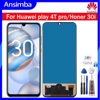 Ansimba จอแสดงผล TFT 6.3นิ้วสำหรับ Huawei Honor Play 4T Pro/honor 30i แอลซีดีหน้าจอสัมผัสประกอบ Digitizer สำหรับ Honor Play 4T Pro 30i AQM-AL10 LRA-LX1จอ AQM-TL10 LCD