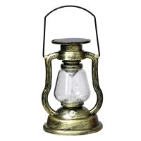 LED Solar Light Retro Oil Lanterns Solar Powered Hanging Light Outdoor Portable Lantern Courtyard Garden Decor