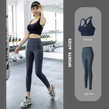 Women 2 Piece Outfits Leggings+Sports Bra Yoga Set Compression Skinny  Tights Workout Sets Gym Fitness Exercise - China Yoga Sets and Yoga Wear  price