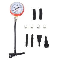 OOTDTY Motorcycle Car Fuel Pressure Gauge Car Gasoline Pressure Gauge Meter Tester Tool