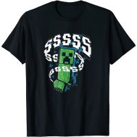 Minecraft Creeper Mob Line Up Adult T-Shirt Tops Fashion Men