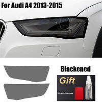 2X ไฟหน้ารถ Tint สีดำ โปร่งใสป้องกันฟิล์มป้องกัน TPU สติกเกอร์สำหรับ Audi A3 A4 A5 A6 A8 2014-2019อุปกรณ์เสริม