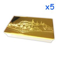 DSA กล่องใส่พระ SANGKAPANTHELIONตราสิงโต ลายวัดพระแก้วย้อนยุค 12x22x4cm 5 ชิ้น กล่องพระ  กล่องเครื่องประดับ