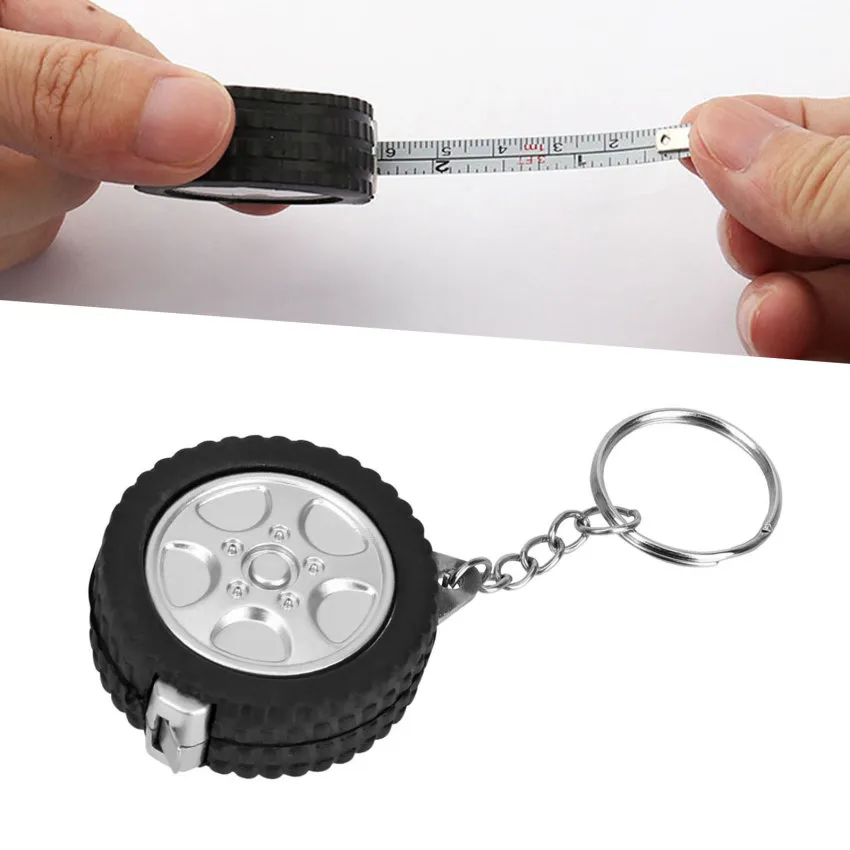 Tire Tape Measure Keychain