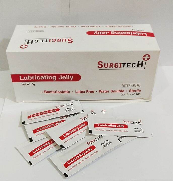 SURGITECH Lubricating Jelly 3 grams [10 pieces] Lazada PH