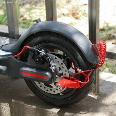 ✆◊✜ Anti-theft Lock Bicycle Motorcycle Mountain Bike Electric Scooter Disc Brake Lock Brake Disc Lock Reminder Rope