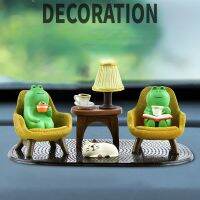 【CC】❀  Frog Cure Department Car Ornaments Decoration Interior Accessories Personality Office Desktop