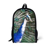 ☃  Cartoon bird Student School Notebook Backpacks Printed Oxford Boys/Girls