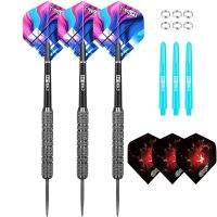 ◑ Steel Darts 20/24/28g/30gMetal Spring O Rings 6 PVC Shafts Extra Flights3PCS House Hard Tip Dart Set for Beginners