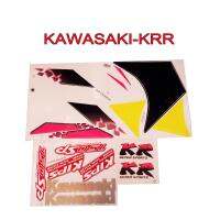 สติ๊กเกอร์ติดรถมอเตอร์ไซด์ สำหรับ KAWASAKI-KRR ปี92 สีแดง