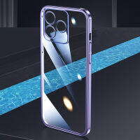 Realme เคส C53หรูหราคลาสสิกเรียบง่ายไฟฟ้าคริสตัลฝาหลังเลนส์กล้องถ่ายรูปการคุ้มครองเต็มรูปแบบการป้องกันกันเหงื่อกันกระแทกเปลือกเคสโทรศัพท์สีเหลืองสำหรับผู้ชายผู้หญิง