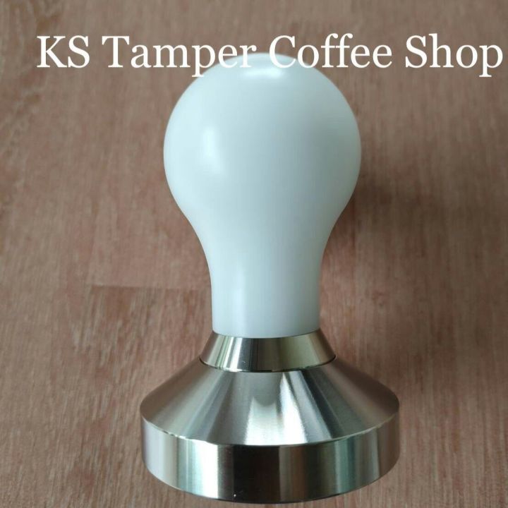 tamper-coffee-shop-by-ks-ด้ามกดกาแฟขนาดเส้นผ่านศูนย์กลาง51-53-54-57-57-9-58-58-5มมน้ำหนัก430-กรัมสูง86-มม