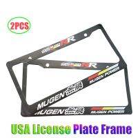 ：》“{： Mugen Power License Plate Frame Car Racing Modified Car Styling Jdm Style For Honda Civic Car Styling