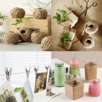 1roll DIY Burlap Rope, Vacation Hemp String For DIY Craft, Home