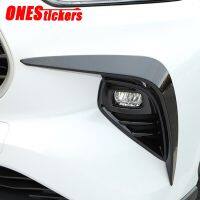 For Toyota Highlander XU70 2021 2022 Car Accessories Body Front Bumper Lip Splitter Spoiler Fog Lamp Foglight Cover Trim Strips