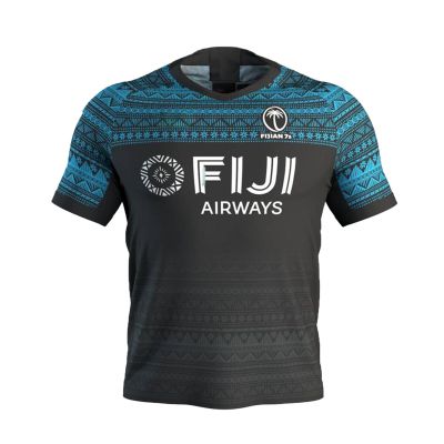 RESYO FOR  FIJI 7S HomeAway RUGBY JERSEY RugbyShorts Sport Shirt S-5XL