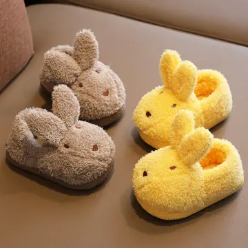 Children's Home Cotton Slippers Rabbit Non-slip Indoor Warm In