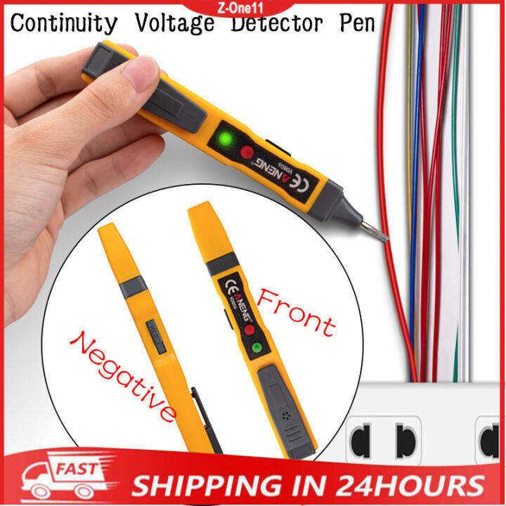 Continuity Voltage Detector Pen Contactless Intelligent Sound and Light ...