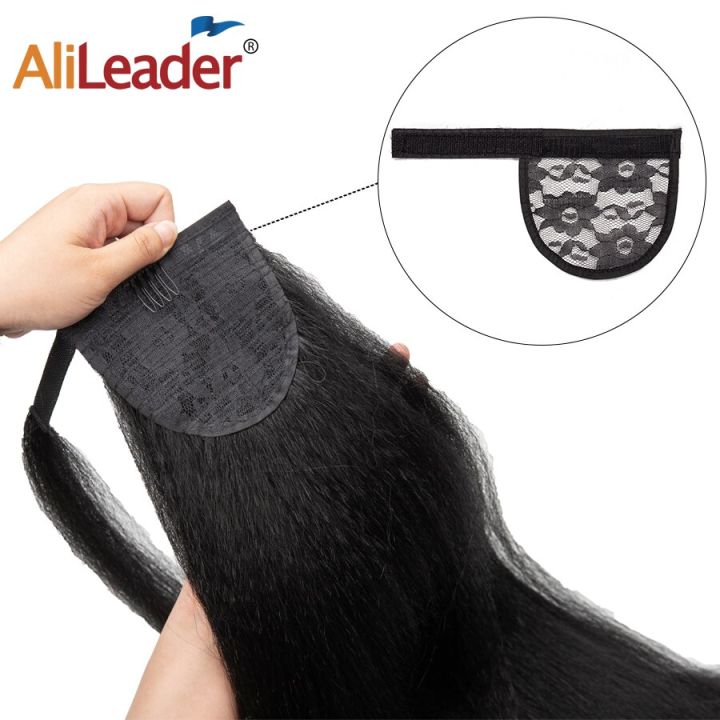 alileader-สำหรับทำตาข่ายคลุมผมราคาถูก1-5ชิ้นผมหางม้าวิเศษสำหรับผมทรงแอฟโฟรผมทรงหางม้าที่มีคุณภาพต่อผมสำหรับผมบันวิกผมแผ่นต่อผม