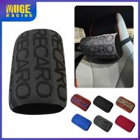 1PC Universal JDM Style RECARO Soft Auto Pillow Neck Pillow Fabric Gradation Car Seat Headrest Car Neck Pillows BAG070