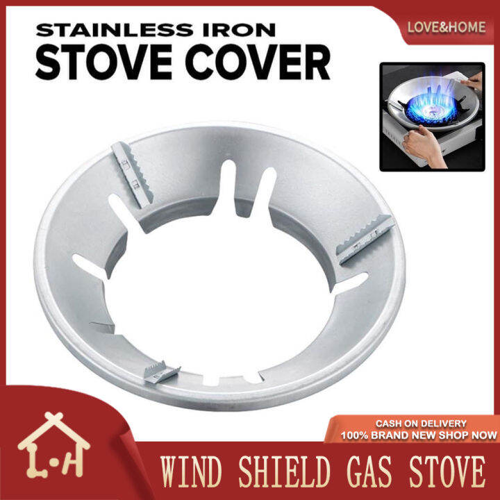 LOVE&HOME Energy Saving Gas Stove Cover Windproof Disk Windshield