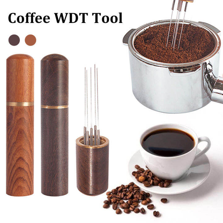 wdt-ที่กวนกาแฟเอสเปรสโซ่อุปกรณ์เครื่องมือชงกาแฟเอสเปรสโซชงกาแฟ5เข็ม-เครื่องปั่นเอสเปรสโซ่มือจัดแนวด้วยตัวเอง