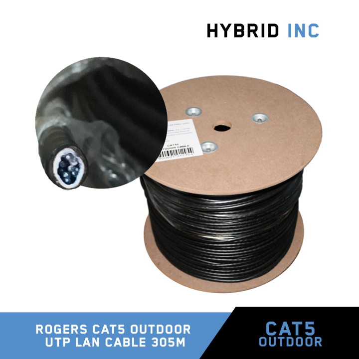 Rogers CAT5 Outdoor UTP Lan Cable 305m Lazada PH