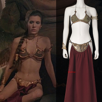 WenRan Star Wars 6 laia Princess cos เสื้อผ้าทาสของชุดคอสเพลย์แบบเต็มชุดแบบไม่มีรองเท้า