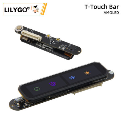 LILYGO®T-Touch Bar AMOLED ESP32-S3 Touch Display Bar Development Board ESP32-S3R8โมดูลไร้สาย Magnetic Round USB Connector