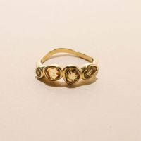 Salynn earth tone quartz ring