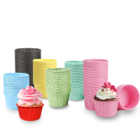 20/50pcs Cupcake Liners เบเกอรี่มัฟฟินห่อ Grease PROOF เค้กถาดวันเกิดเค้กตกแต่งเครื่องมืออุปกรณ์ครัว-Siogue