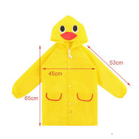 1pc Cute Cartoon Animal Kids Rain Coat Children Raincoat Rainwear Boys Girls Waterproof Raincoat Student Poncho Rainsuit