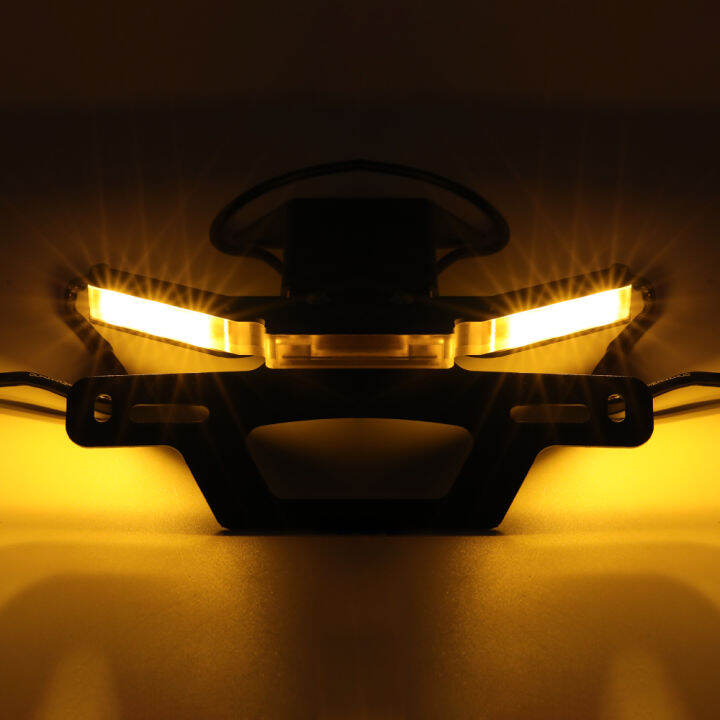 กรอบกรอบป้ายทะเบียนมีไฟสัญญาณเลี้ยว-led-สำหรับ400nk-250nk-cfmoto-650nk-2018-2022-dudukan-plat-ไฟแผ่นป้ายทะเบียนรถยนต์ด้านหลัง-led